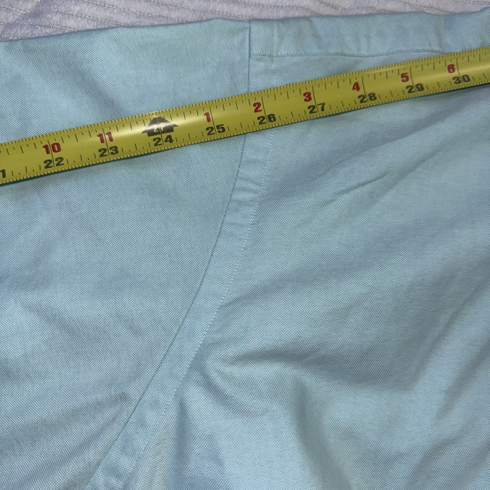 VTG Polo Ralph Lauren Custom Fit Shirt Mens Light Blue Cotton Button Down Preppy - Picture 11 of 15